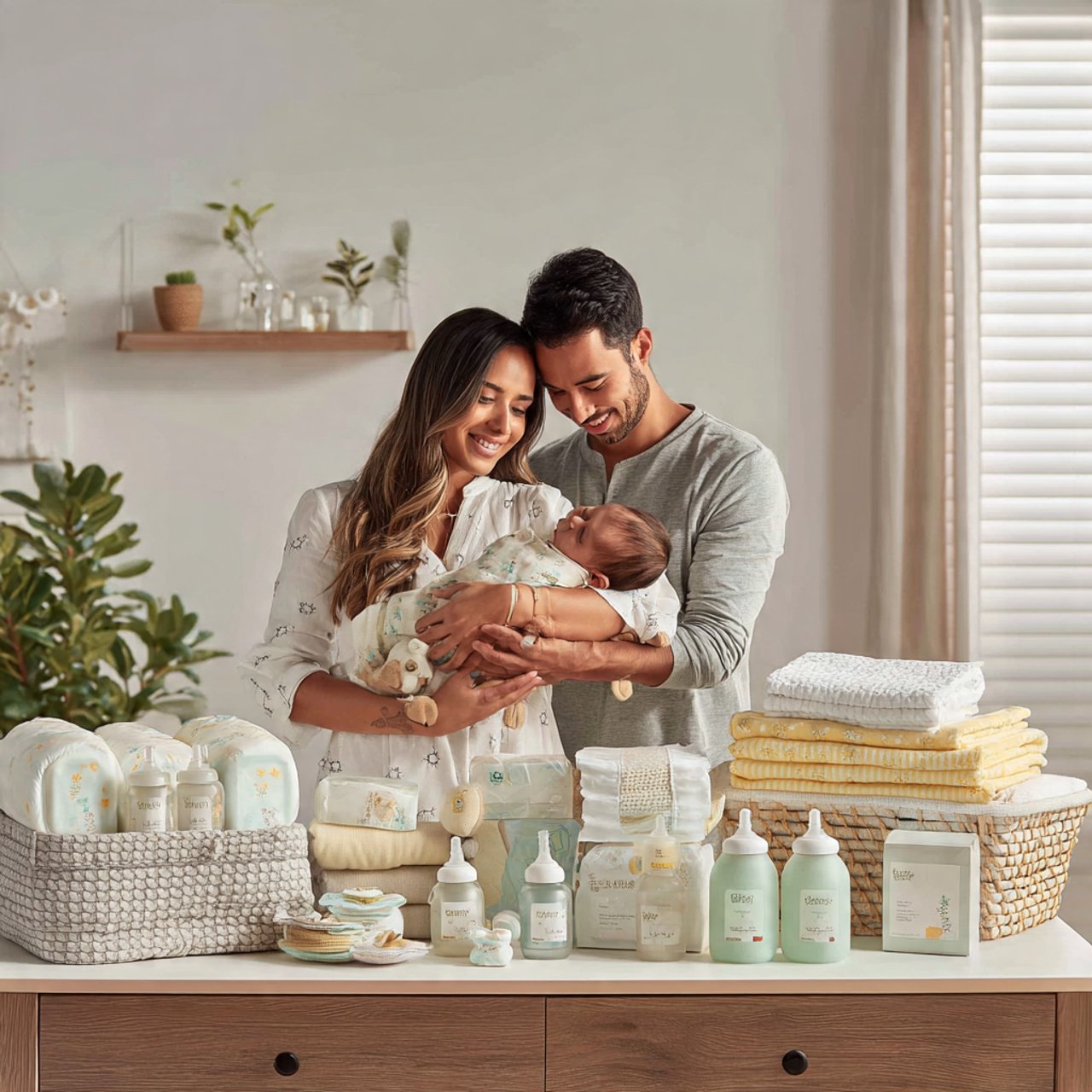 Mother holding baby - the journey of new parenthood
