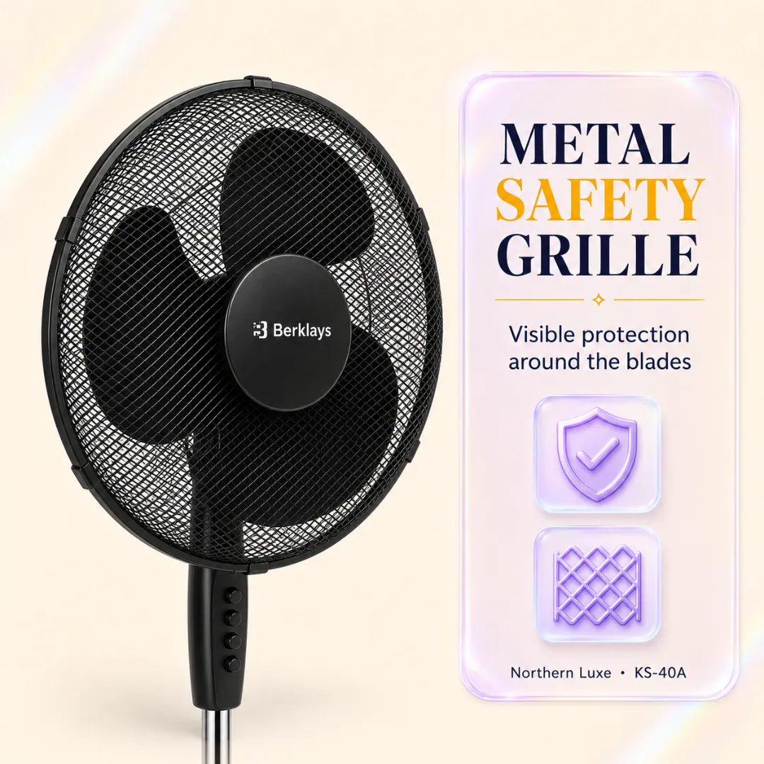 Close view of the Northern Luxe fan safety grille thumbnail