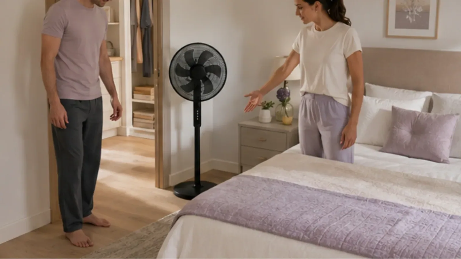 16 Inch Pedestal Fan — Remote Control, 3 Speed, Timer decision guide, chapter 2 — visual context for Plan the fan around room and routine