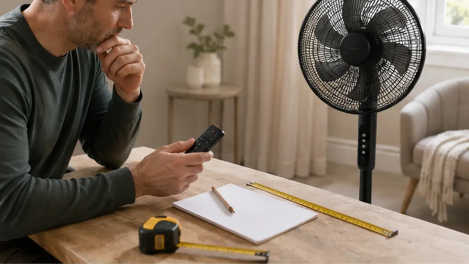 16 Inch Pedestal Fan — Remote Control, 3 Speed, Timer decision guide, chapter 3 — visual context for Separate supported features from missing evidence