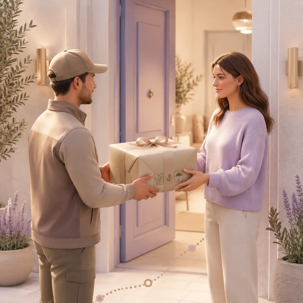 Listing-Confirmed Delivery service illustration